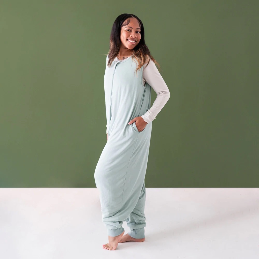 COPY - kyte kite baby living adult sleep sack bag walker in sage green
